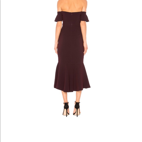 Rachel Zoe - Devin Dress - midi, off-the-shoulder - Picture 15 of 16